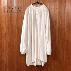 LOWRYS FARM ギャザーチュニックブラウス