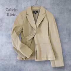カルバンクライン テーラードジャケット 上着 オフィス カジュアル 長袖 S