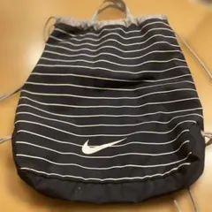 NIKE ナップサック ボーダー柄 巾着袋