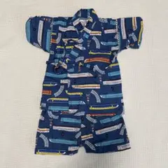 電車柄甚平セット 95cm未満