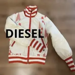 DIESEL アウター　ジャンバー　ジャケット XS ホワイト/レッド
