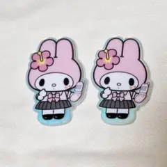 マイメロ アクリルブローチ クリーム in スナック vol.2 2点セット