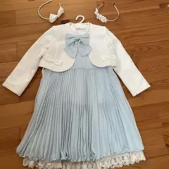anyFAM ワンピース セットアップ【130】ブラウス・カチューシャ2個付き