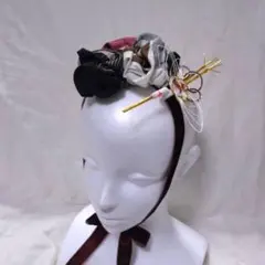 【10】★お値下げ中★七五三　男の子・薄毛さん・坊主君に♡　髪飾り　水引　祝鶴