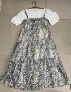 コムサイズム　フレアスカート　2WAY