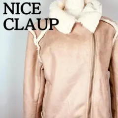 NICE CLAUP　ナイスクラップ　アウター　ジャケット　ピンク　ムートン