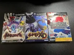 ポケモンコロシアム・XD・ボックス 3点セット　ゲームキューブ