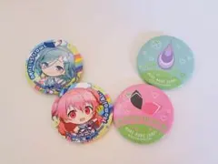 プロセカ一番くじ桃井愛莉、日野森雫缶バッチセット（おまけ付き）
