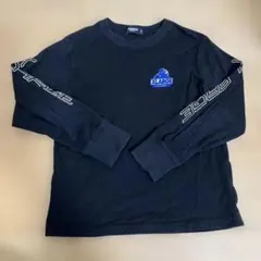 XLARGE キッズ ブラック 長袖 ロンT