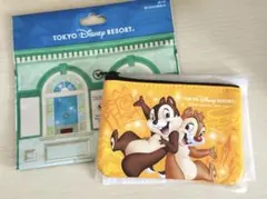 【新品未使用】東京ディズニーリゾート パークチケットポーチ チップ デール