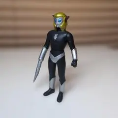 怪獣 ソフビ フィギュア ブラック・シルバー