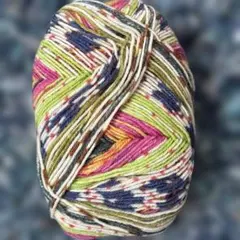 Opal 毛糸 2107 フンデルトヴァッサー 残り糸 約40g