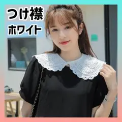 【新品】ホワイト つけ襟 レース オシャレ