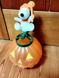 スヌーピーマスコット付き ハロウィン かぼちゃ　ジャックオーランタン　USJレア