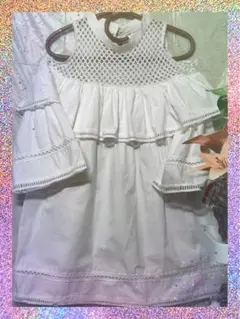 中古❤︎オフショルダーフリルワンピース