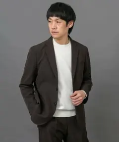 LIFE STYLE TAILOR　4WAYストレッチメランジ　セットアップ上下