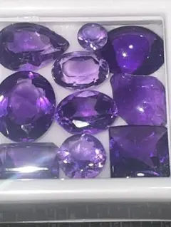 アメジスト　詰め合わせ15 宝石　ルース　アクセサリー材料