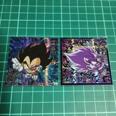 ドラゴンボールZにふぉるめーしょんステッカーベジータ2枚セット(開封済み)