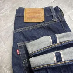 【極美品】リーバイス501 濃紺 プレミアム 　赤耳 ビッグE 29 vステッチ