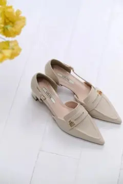 Herlipto】Trois Heel Loafers - メルカリ