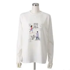 【新品未開封】Re:Birth＋ デコレーション長袖Tシャツ　オフホワイト　Ｍ