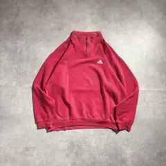 ハーフジップ スウェット