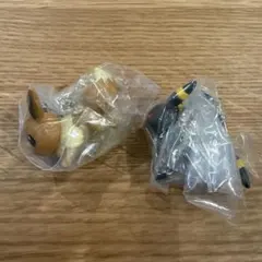 ポケットモンスター つまんでつなげてマスコット13 イーブイ　ブラッキー