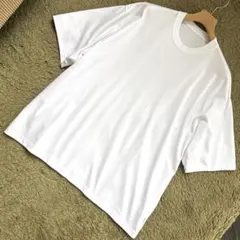 ENNOY 無地 クルーネック Tシャツ ホワイト