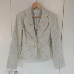 最終下げ☆美品☆花柄テーラードジャケット