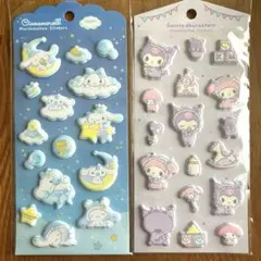 サンリオ　ぷくぷくシール　クロミ　シナモロール　2セット