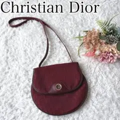 Christian Dior ショルダーバッグ トロッター ロゴ金具 フランス製