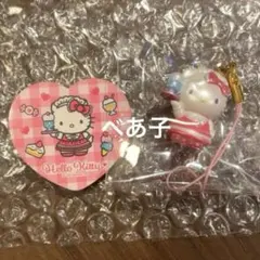 サンリオ ハローキティ トレーディングマスコットストラップ2 メイド レッド