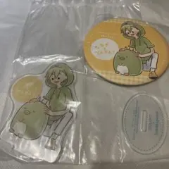 アイドリッシュセブン 六弥ナギ すみっこぐらし ぺんぎん？ アクスタ 缶バッジ