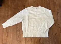 UNIQLO ミルクグリーン　ラグランスリーブ ニットセーター L