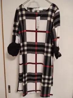 【新品未使用】トッコクローゼットのチェックのワンピース