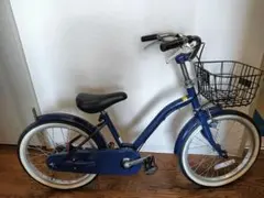 【手渡し限定】サイクルベースあさひ★18インチ自転車 ネイビーのサムネイル
