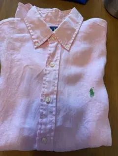 Ralph Lauren リネンシャツ ピンク M メンズのサムネイル
