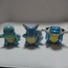 ポケモン 初期モンコレ ゼニガメ、カメール、カメックス