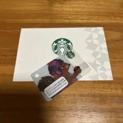 スターバックスカード ミニカード リス PIN未削りのサムネイル
