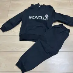 MONCLER ブラック スウェット　セットアップ