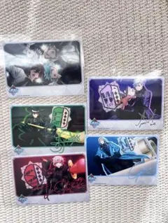 うたプリタブナイ円盤特典ブロマイド５枚（箔押し藍）＋チケットホルダー＋予告状