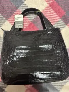 本革クロコダイル ハンドバッグ
