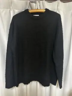 TOWNCRAFT モヘアライクシャギーニット　black M
