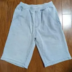 GU デニムハーフパンツ150
