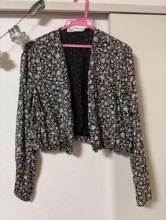 Zara 花柄カーディガン 長袖