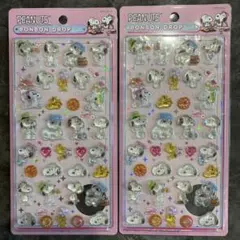 正規品ボンボンドロップシール スヌーピーPEANUTS きょうだいたち2枚セット