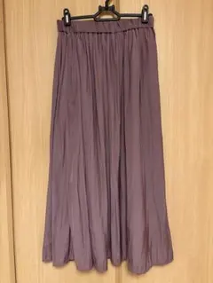 パープル フレアスカート サイズF