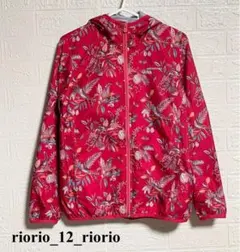 adidasneo　アディダスネオ　ナイロンパーカー　ボタニカル柄　sizeS