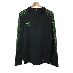PUMA プーマ　ハーフジップパーカー　薄手　ビッグサイズ　サムホール　XL
