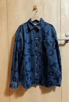 限定 marimekko Maridenim Unikko デニムシャツ 44 - メルカリ